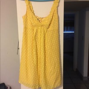 Nine West Yellow A line dress